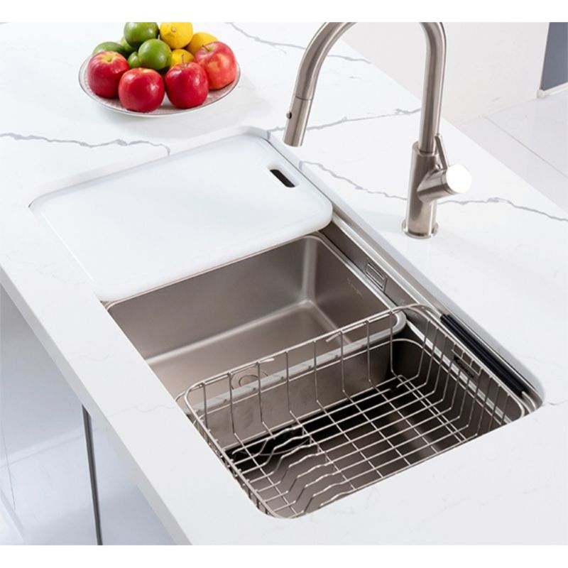 Chậu rửa bát inox 1 hố Konox KN8347SU Dekor1