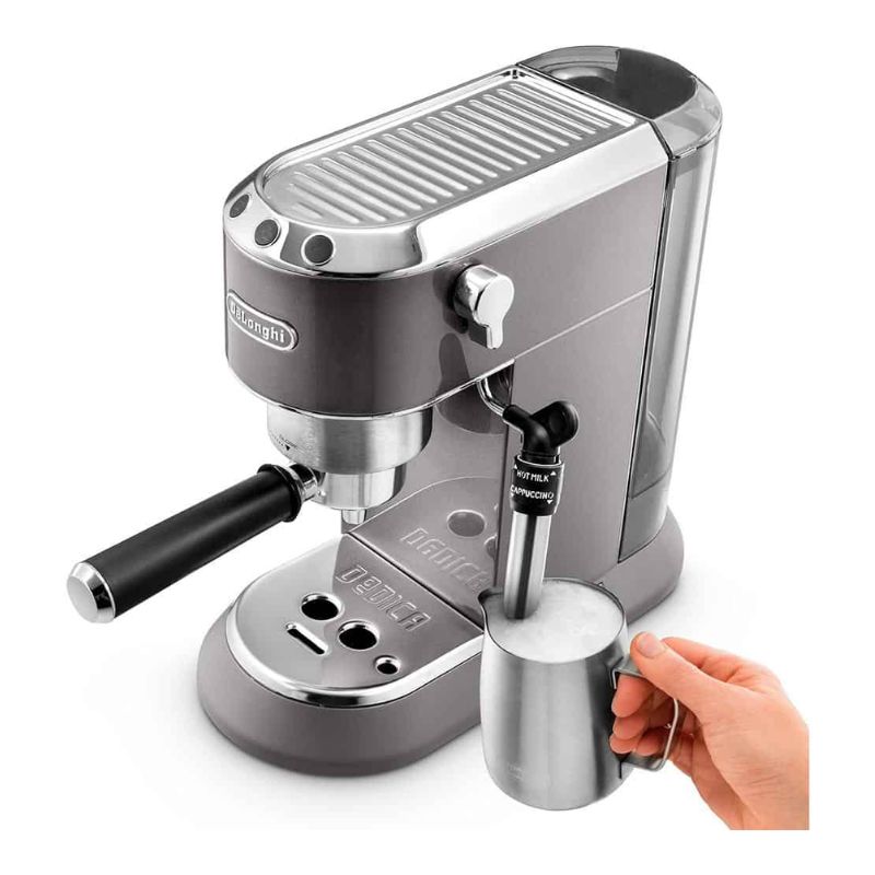 Máy pha cafe thủ công DeLonghi EC785GY Dedica Metallics0