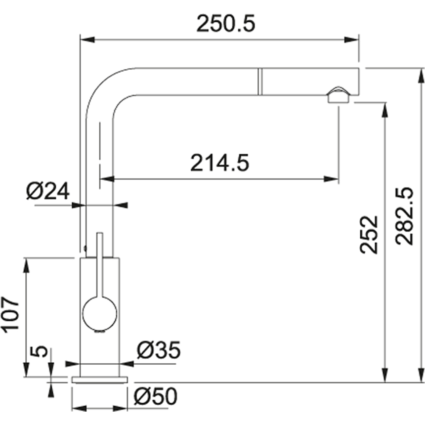 Vòi rửa Franke CT 931C V2 (115.0509.963)0