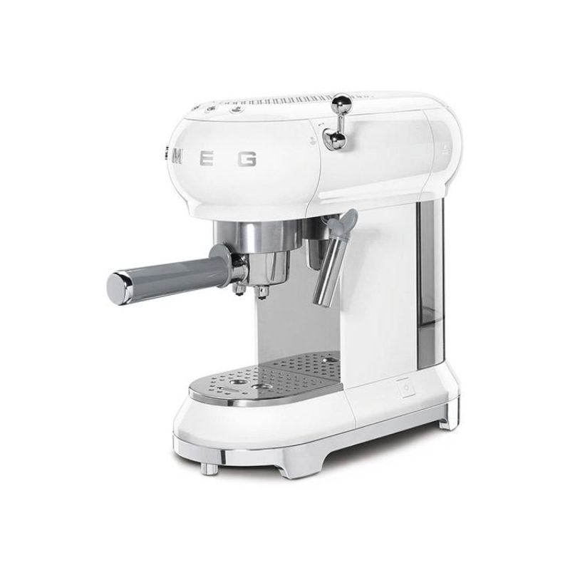 Máy pha cafe bán tự động Smeg ECF01WHEU White0