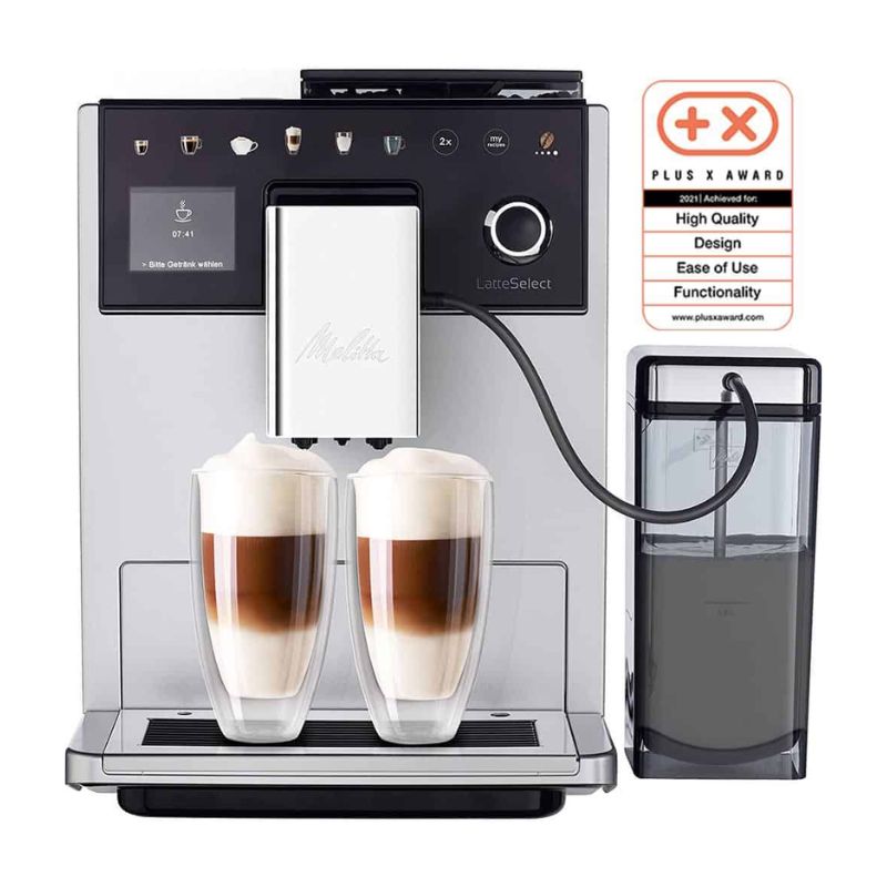 Máy pha cafe tự động Melitta Latte Select Silver0