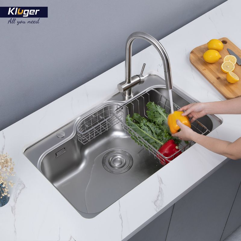 Chậu rửa bát 1 hố Kluger KW8151FS-S801