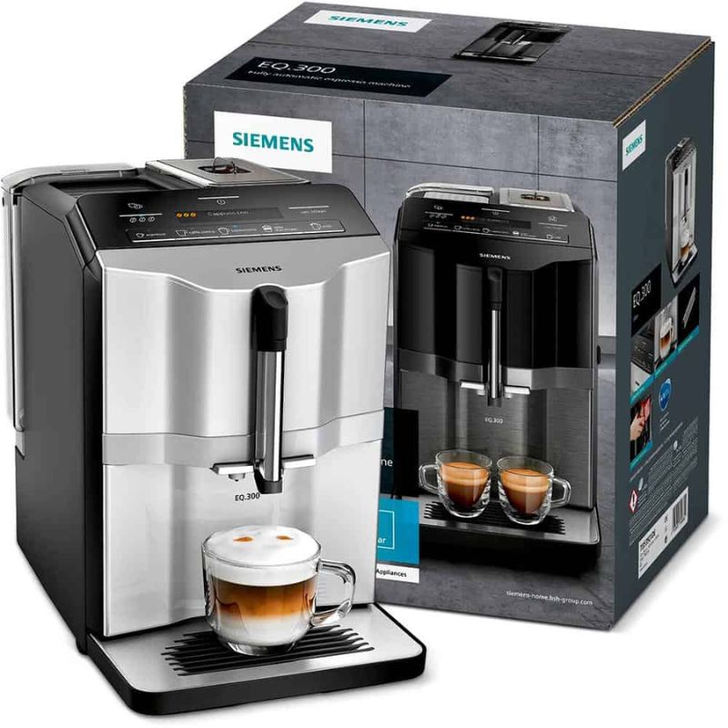 Máy pha cafe tự động Siemens TI353501EN EQ.300 Silver1