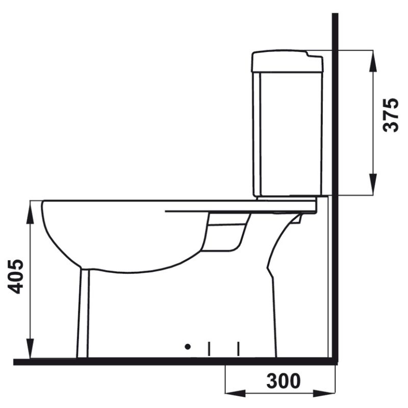 Bồn Cầu 2 Khối Compact Hafele 588.79.4050