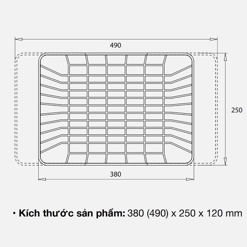 Giỏ để đồ inox Kluger KB-601S1