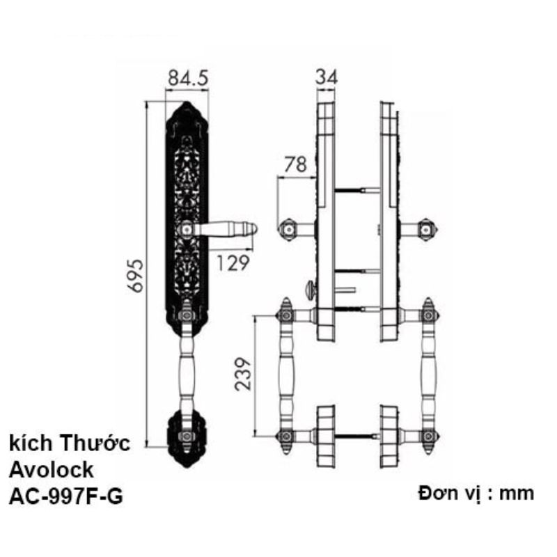 Khóa thông minh Avolock AC-997F-G0