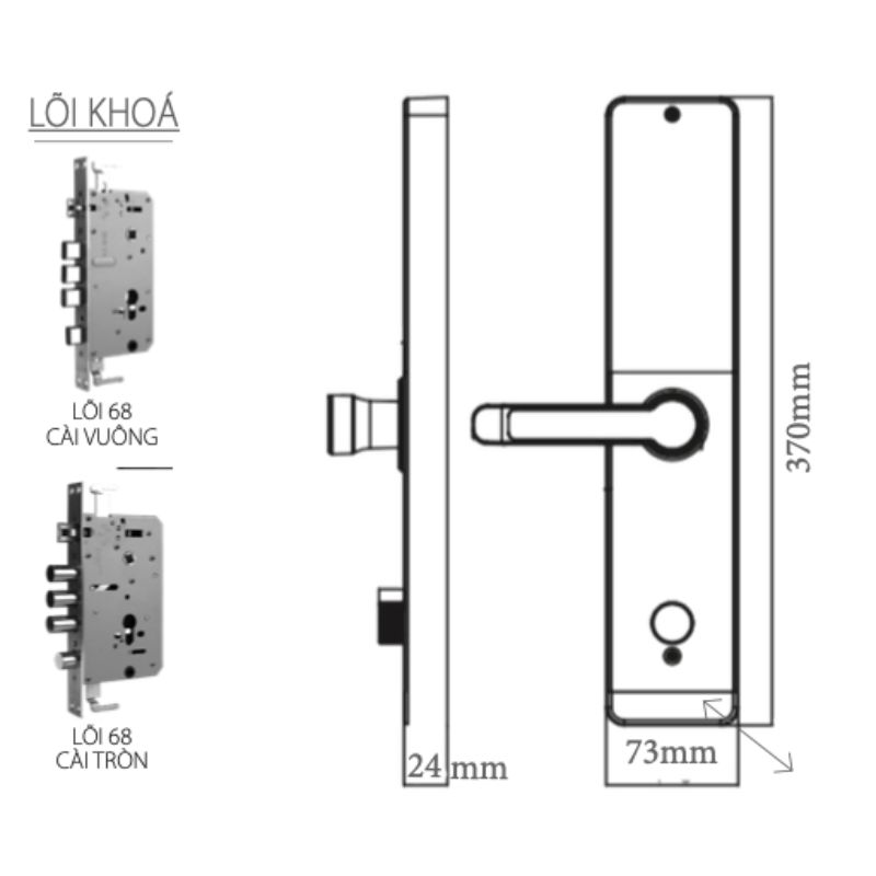 Khóa thông minh Avolock AV-65-B0