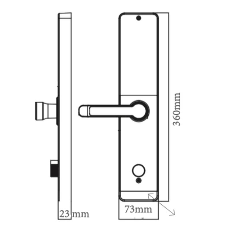 Khóa cửa thông minh Avolock AV-66-B0